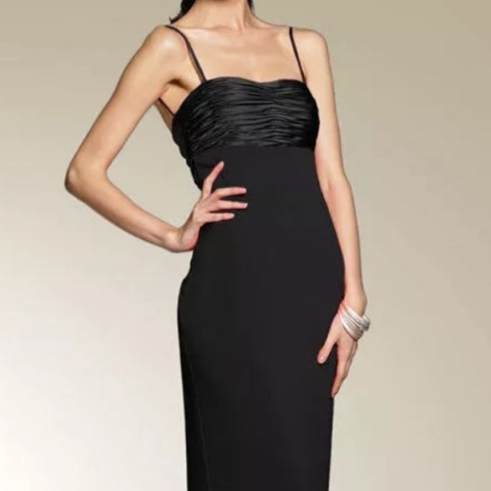 Mary L Couture Evening Black Dress
